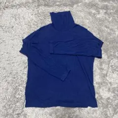 UNIQLO ユニクロ　ヒートテック　HEATTECH ブルー インナー　L