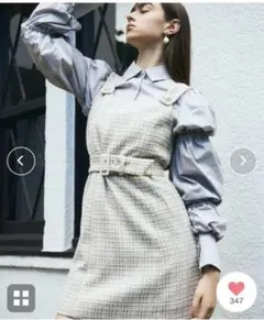 エイミーイストワール　モールツイードミニワンピース