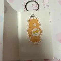 ケアベア　キーホルダー　オレンジ