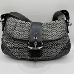 COACH ソーホー ミニシグネチャー ワンショルダー 肩掛け ハンドバッグ
