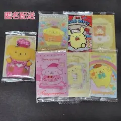 ポムポムプリン　サンリオウエハース　7枚セット
