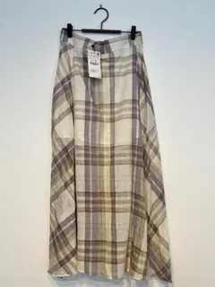 新品未使用　ZARA ザラ　チェックスカートのサムネイル