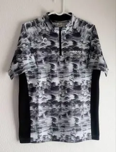 HEAD ハーフジップ シャツ モノトーン Mサイズのサムネイル