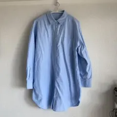 未使用。GU ライトブルー 長袖シャツ