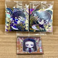 【3枚セット】にふぉるめーしょん 鬼滅の刃 シールウエハース 其ノ十四★