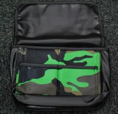 カスタムマルチポケット 迷彩タイプ ブラック×カモグリーン