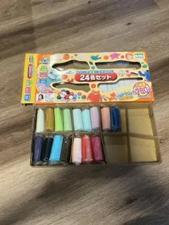 やわらか安全こむぎ粘土セット（16個） 箱は開封済み、袋は未開封です。