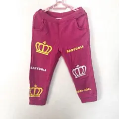 BABYDOLL ベイビードール スウェットパンツ ピンク 100 キッズのサムネイル