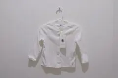 PETIT BATEAU プチバトー クルーネックカーディガン 80