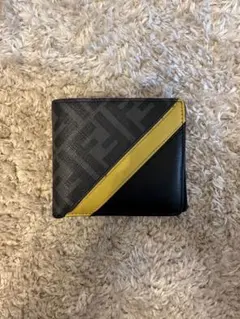 【FENDI】 カードケース　ダイアゴナル　グレーファブリック　ズッカのサムネイル