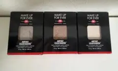 Brand new Make Up For Ever Artist Color Shadow 3-piece set