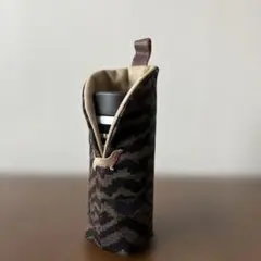 水筒保護カバー　茶　ミニボトルサイズ