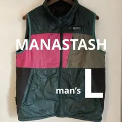 MANASTASH カラーブロック ベスト