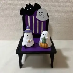 ハロウィン　ベンチ　おばけセット　ナチュラルキッチン　ダイソー　秋　置物