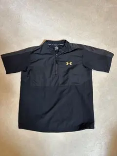 Under Armour 野球用ハーフジップVジャン ブラックのサムネイル