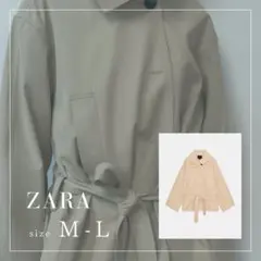 ZARA ショートトレンチコート M-L