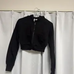 H&M DIVIDED ブラック パーカー XS