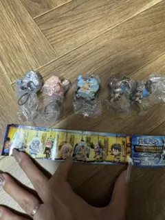 ワンピース ガチャ ONE PIECE STRAP 5種セット 新品