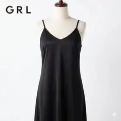 グレイル キャミソールワンピース ブラック F シンプル 重ね着