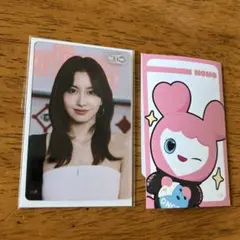 TWICE 這是給FC抽獎的參加獎 透明卡 Momo