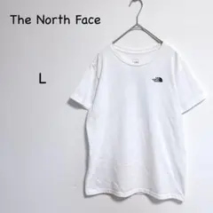 ノースフェイス 半袖Tシャツ L 白 バックプリント NTW32038