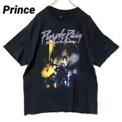 T-1204 Prince Purple Rain バンドTシャツ XL 黒.のサムネイル