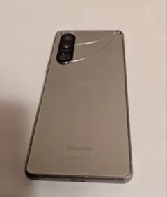 Xperia 5 III シルバー 画面背面割れジャンク 縦線なし