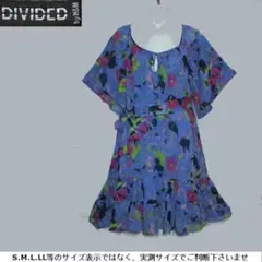 m23759・値下★DIVIDED・H&M★ワンピース共布ベルト付きのサムネイル