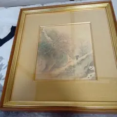 油彩画 原画 鍋島正一 白い花 0号 三越美術選品会出品作品 額装付き 静物画 油彩画 原画 鍋島正一 白い花 0号 三越美術選品会出品作品 額装付き