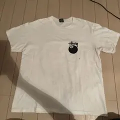 Stüssy 8ボールロゴ Tシャツ Lサイズ ホワイト