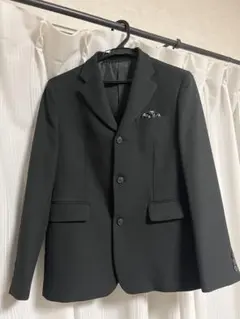 卒業式　スーツ上下　ブラック　160cm