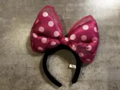 ミニーマウス 水玉カチューシャ