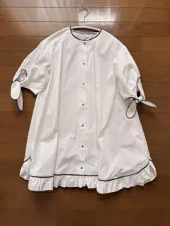 Yori 半袖ブラウス 36 yori 半袖 ブラウス ホワイト 36 - メルカリ