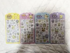 韓国限定 ポケモン30周年CANDY BONBON ポケピースシール4枚セット