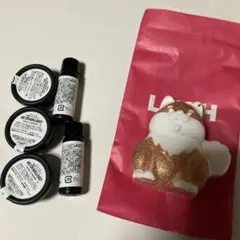 新品 LUSH 柴犬 バスボム クレンジング ラッシュ 保湿クリーム サンプル
