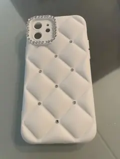 iPhone12ケース キルティング風ケース