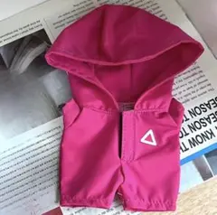 ラブブ　イカゲーム　ピンク ジャンプスーツ 服　着せ替え
