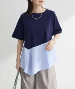 Green Parks 華やぎカットソー(アシメヘム)のサムネイル