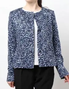 新品　agnes b. アニエス・ベー　ブラウス　ジャケット　羽織り　ドット柄のサムネイル