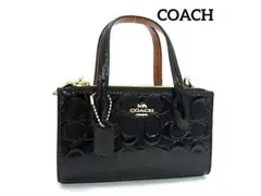 新品 COACH コーチ CV406 ニーナミニ パテントレザー トート ハンド 2026年最新】COACHニーナトートの人気アイテム - メルカリ
