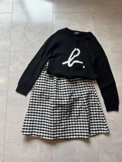 チェックスカート 130