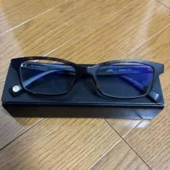 JINS PC度無しメガネ スクエア型 べっ甲柄