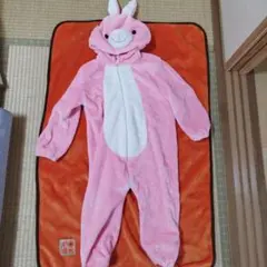 ウサギ着ぐるみ フリース 120㌢