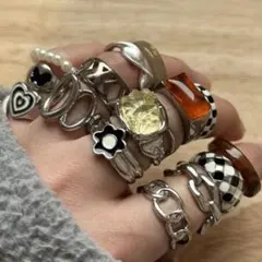 ファッションリング シルバーリング 15個セット まとめ売り