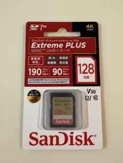 新品未開封 SanDisk Extreme PLUS 128GB SDXCカード