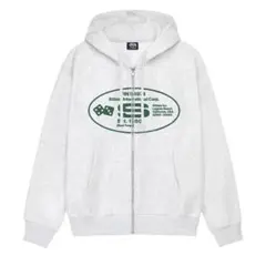 STUSSY パーカー　Oval Corp Zip Hoodie/23AW