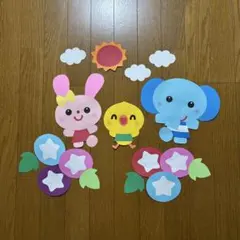 壁面飾り【夏本番】あさがお　7月8月　保育教材　画用紙のサムネイル