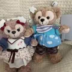 ダッフィー&フレンズのウィッシング・ウィングス　ぬいぐるみバッチセット☆