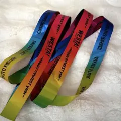 ①WEST. WESTA! 銀テープ 1本 フル 落下物 銀テ