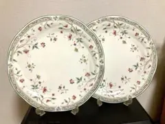 ノリタケ⭐︎ 花更紗⭐︎皿⭐︎プレート⭐︎2枚セット⭐︎26cm